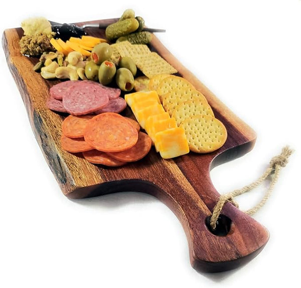 long wooden cheese board