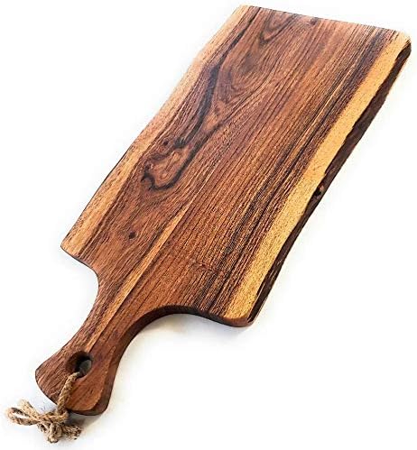 wooden cheese board with handle